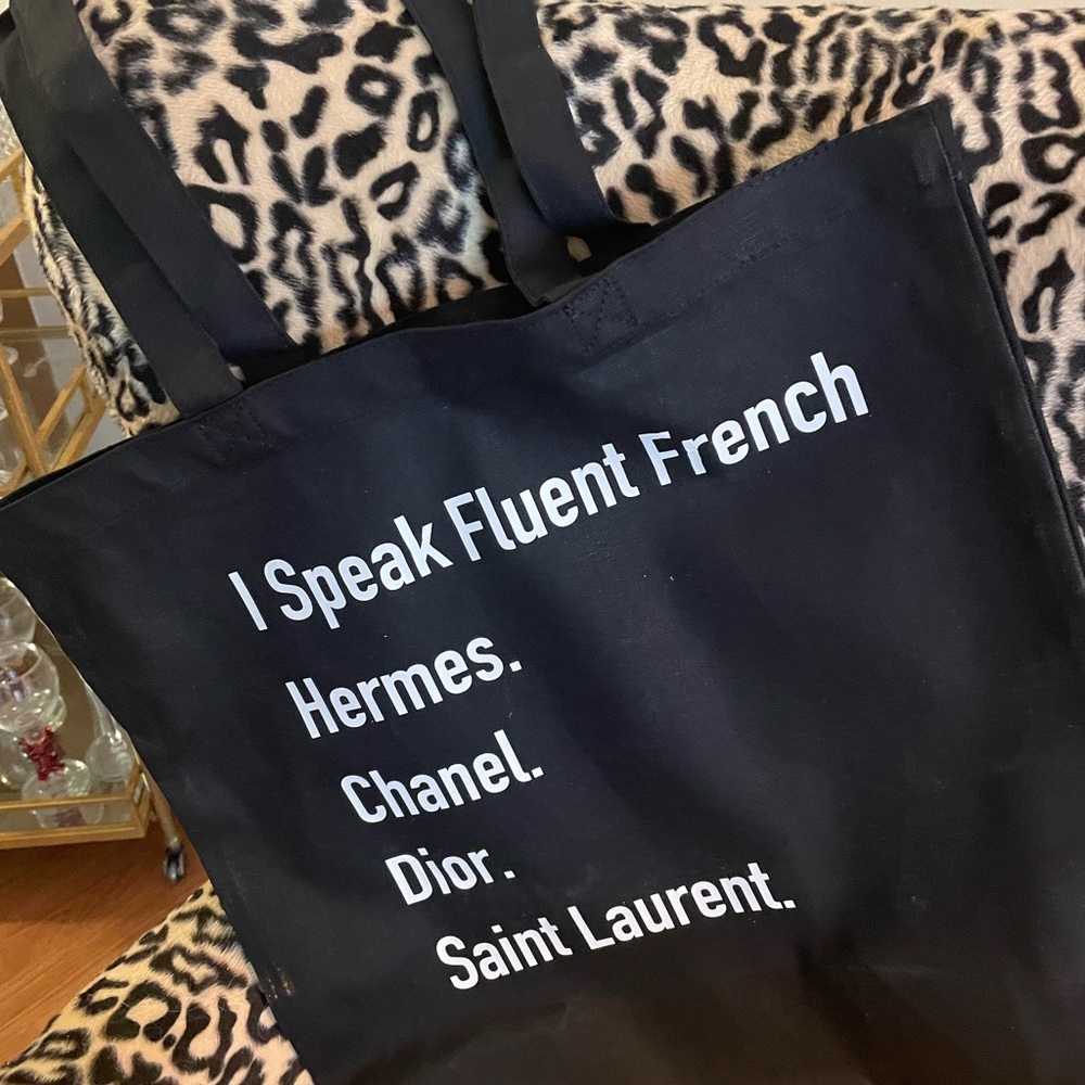 I Speak Fluent French Tote Bag - Picture 6 of 6